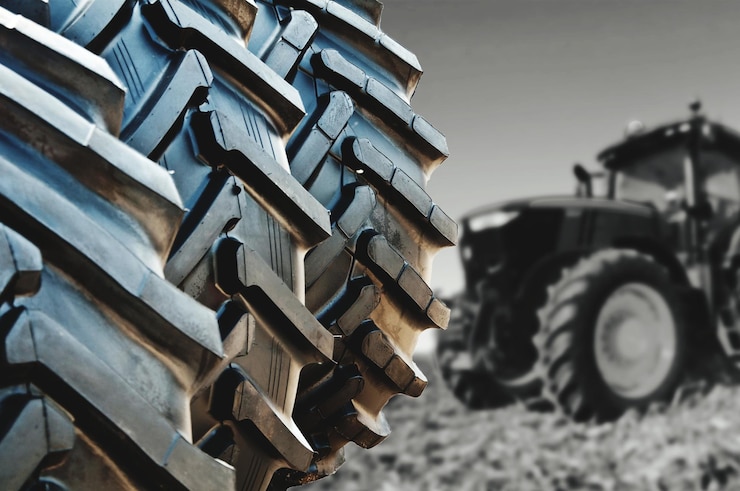 Photo pneus pour tracteurs
