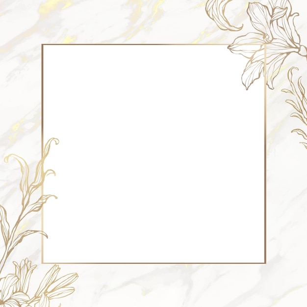Png conception esthétique de fleurs cadre de bordure fond transparent