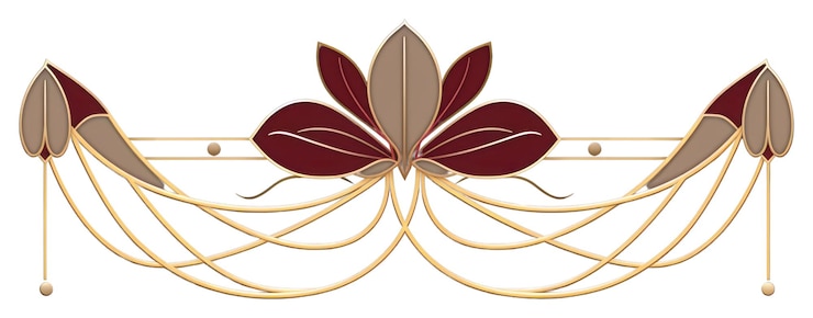 Photo png diviseur de fleurs ornement bijoux accessoires rouges