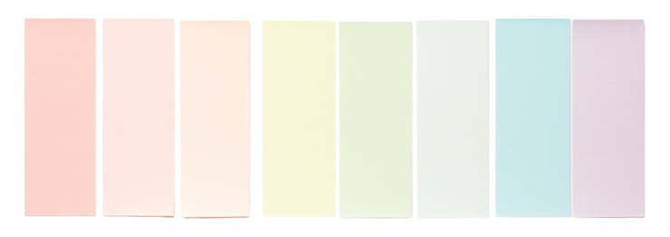 Photo png papier adhésif de couleur pastel bande de fond blanc rectangle d'architecture