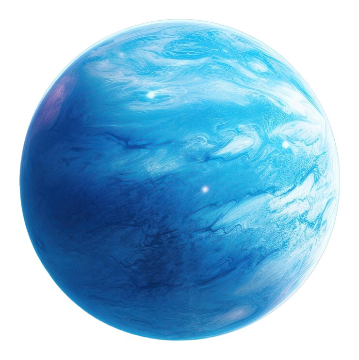 Photo png planète bleue neptune astronomie spatiale en plein air