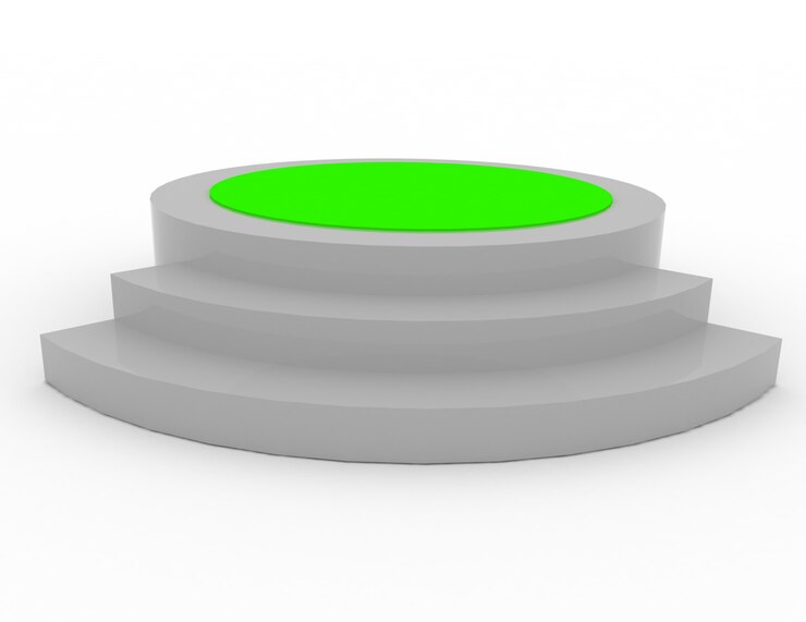 Photo podium 3d ou fond de scène. concept de victoire ou de succès.