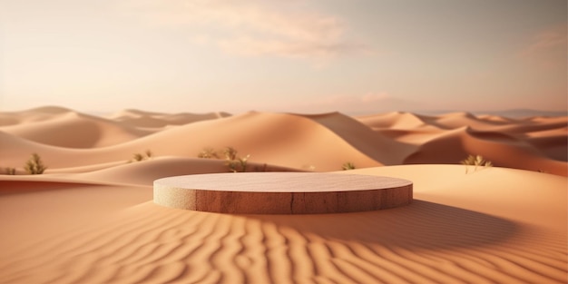 Podium sur l'IA génératrice de sable