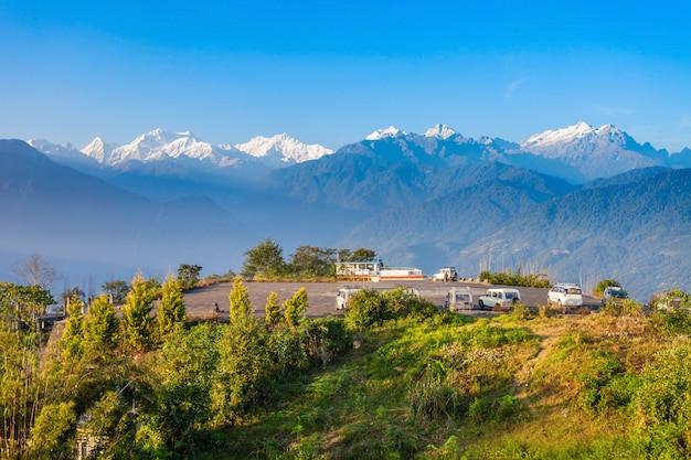 Point de vue de Kangchenjunga, Pelling