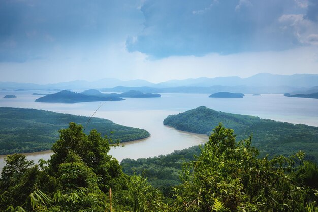 Photo le point de vue de khao fa chi