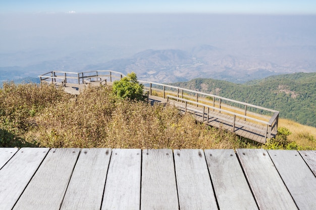 Point de vue sur les montagnes