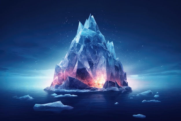 Pointe d'un iceberg