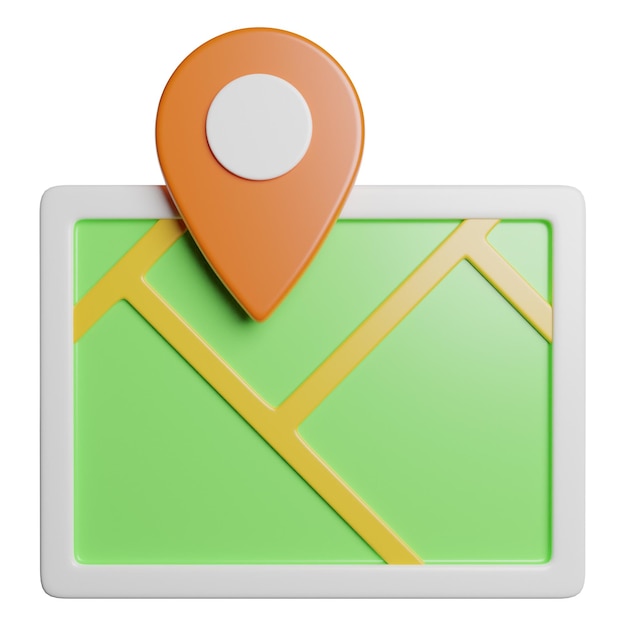 Pointeur de localisation sur la carte