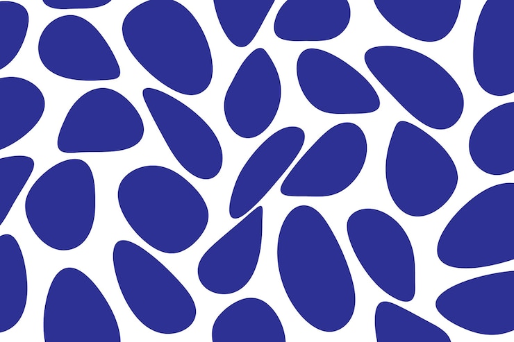 Photo des points bleus sur un fond blanc