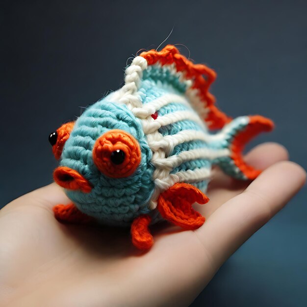 Photo poisson amigurumi ai