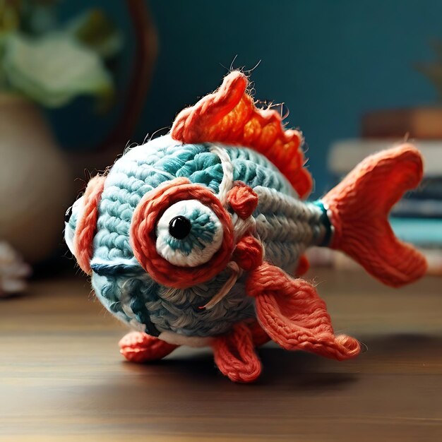 Poisson amigurumi AI