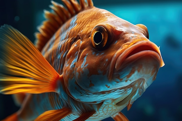 poisson à l&#39;aquarium