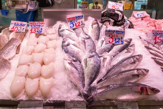 Poisson au marché