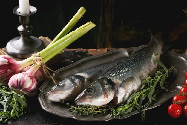 Poisson aux légumes