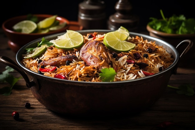 Poisson du sud de l'Inde Biryani