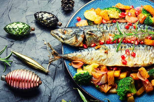 Poisson frit à l'ananas pour Noël