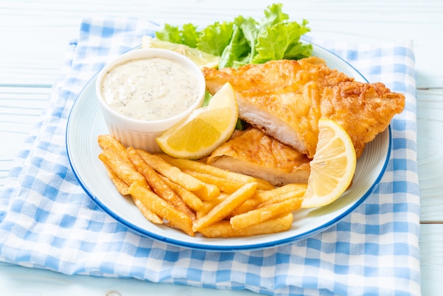 Photo poisson et frites