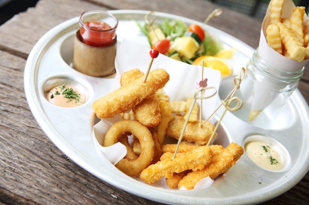 Poisson et frites