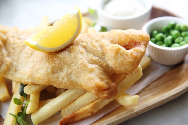 Poisson et frites