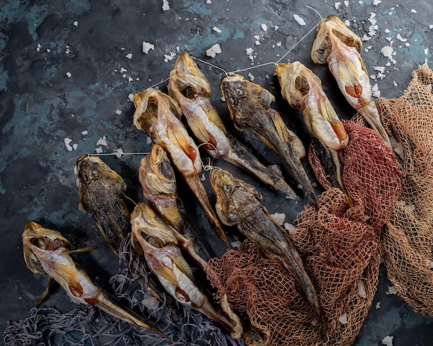 Poisson gobie séché salé Apéritif de poisson pour la bière