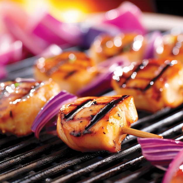 Poisson grillé généré par l'IA