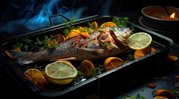 Poisson grillé