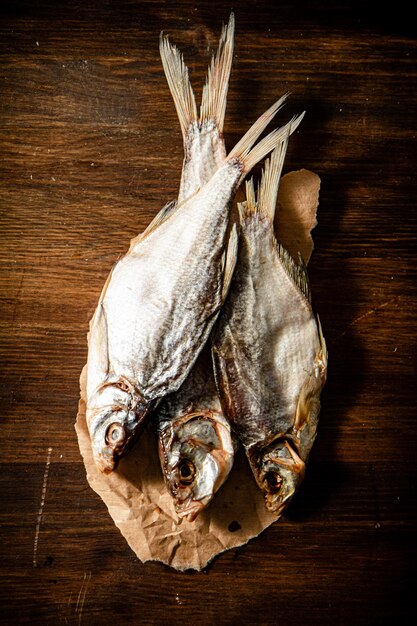 Poisson séché pour la bière