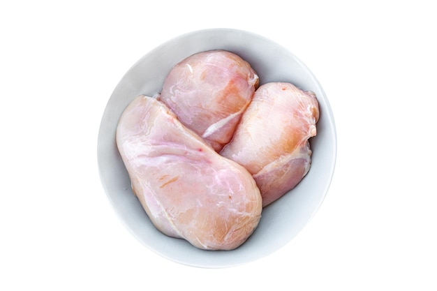 poitrine de poulet viande de volaille crue fraîche repas sain régime alimentaire collation copie espace arrière-plan alimentaire