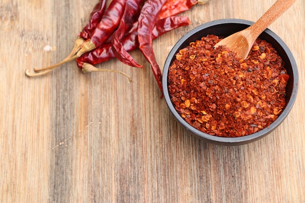 Poivre de Cayenne avec séché