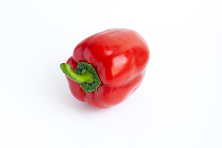 Photo poivron rouge frais