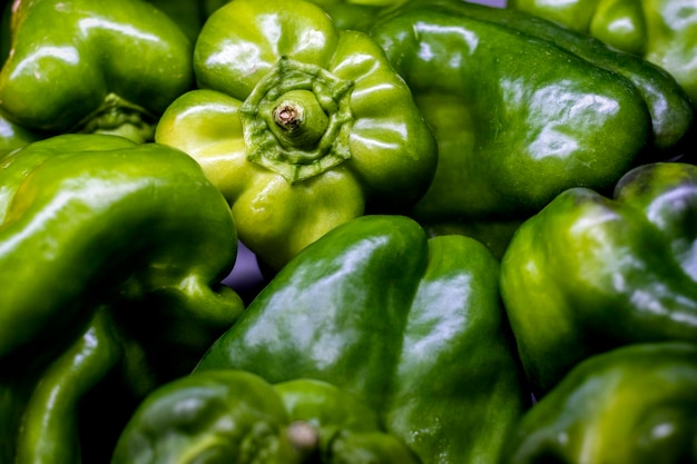 Poivron vert Epicerie espagnole avec des produits de haute qualité