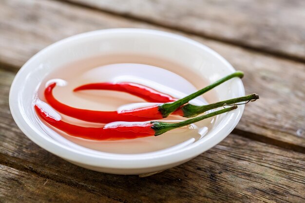 Poivrons rouges à l'huile