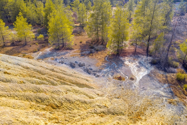 Pollution des sols et des eaux par les déchets solides et liquides de l'extraction du cuivre