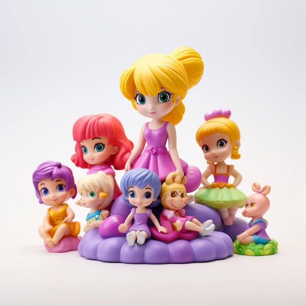 Polly Pocket avec fond blanc ult de haute qualité