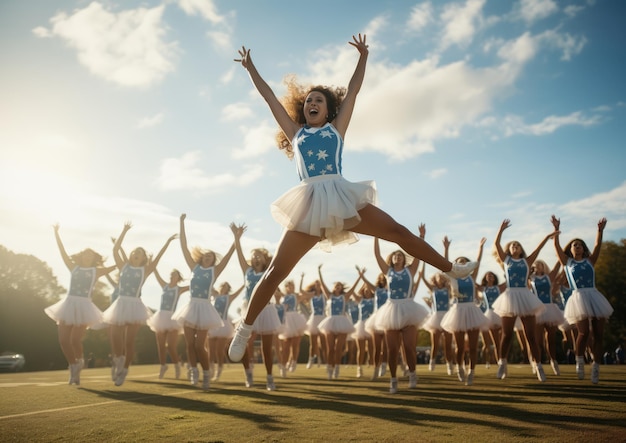 Pom-pom girl