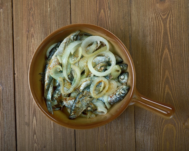 Pomachka Plat du nord de la pêche russe de la race de poisson corégone.