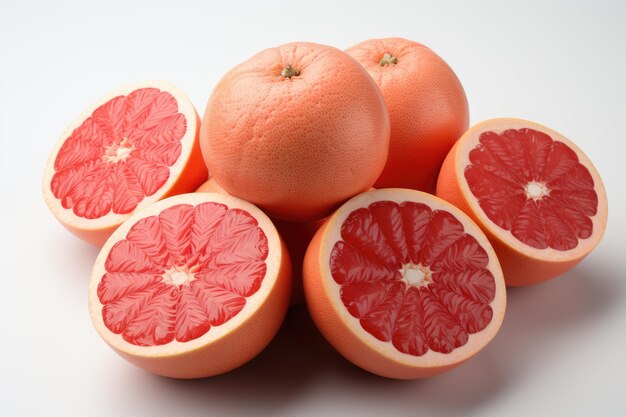 Photo pomelo table de cuisine isolée publicité professionnelle photographie alimentaire