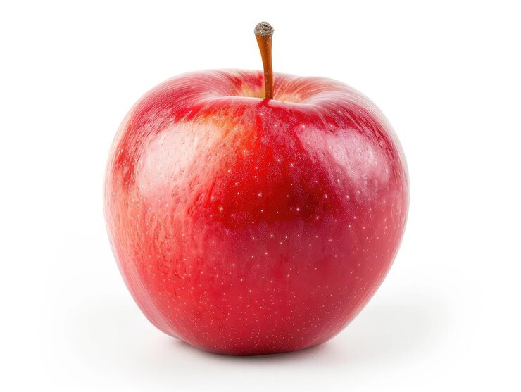 Photo pomme isolée sur fond blanc