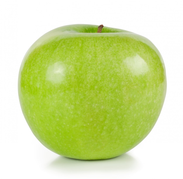 La pomme mûre vert vif