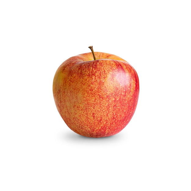 pomme rouge isolé sur fond blanc
