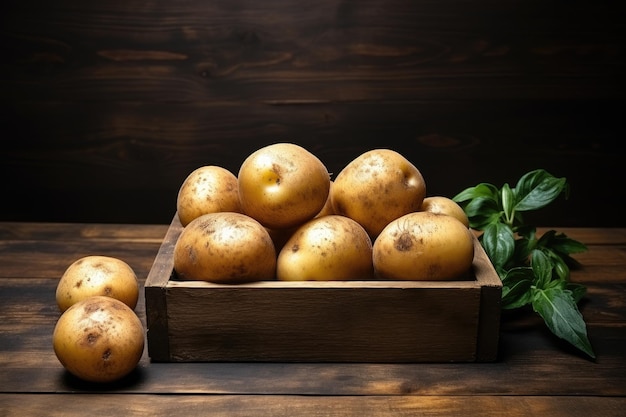pomme de terre dans la table de la cuisine publicité professionnelle photographie culinaire