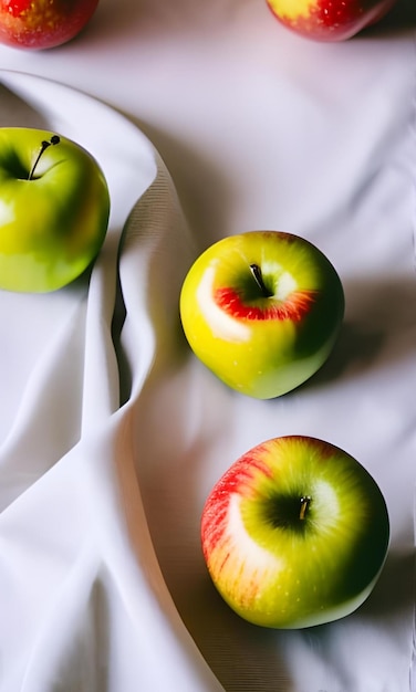 Photo pomme verte sur la table