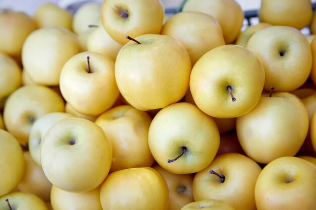 Pommes au marché