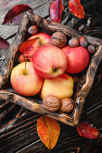 Pommes d&#39;automne mûres