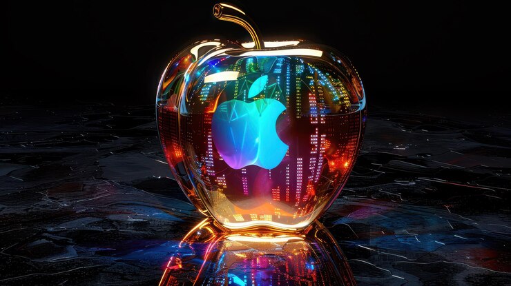 Pommes de cristal iridescentes