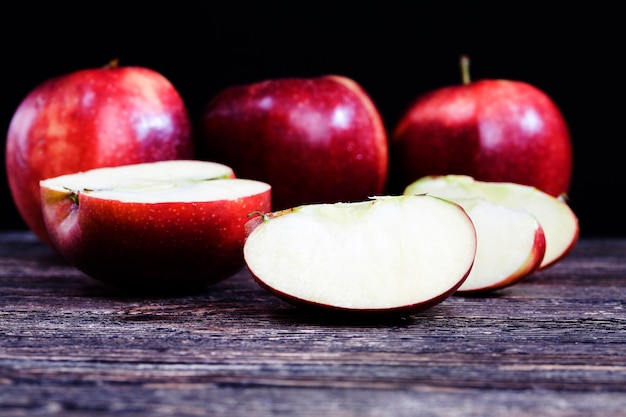 pommes rouges