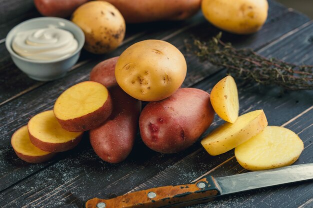 Pommes de terre fraîches