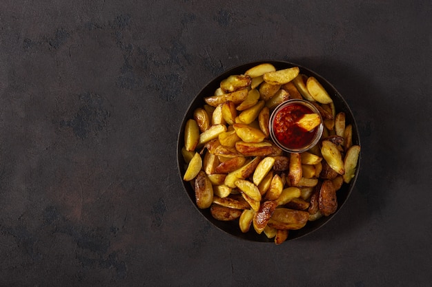 Pommes de terre frites à la sauce brava