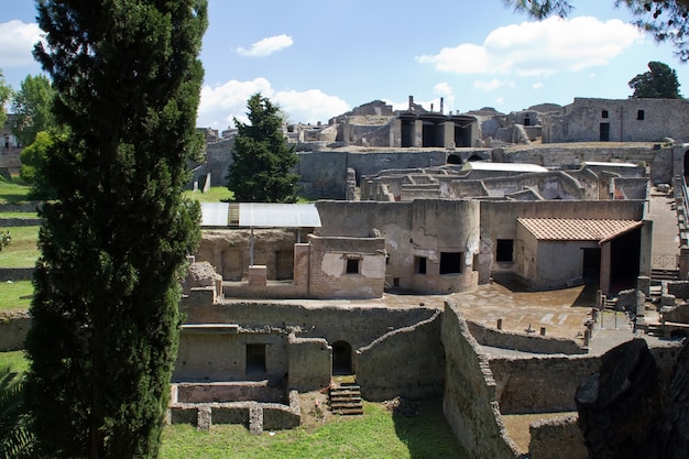 Pompéi, ruines de l'éruption du volcan, Naples, Italie