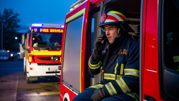 Les pompiers sont arrivés la nuit.